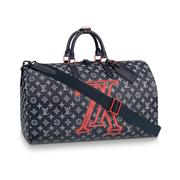 Louis Vuitton Keepall Bandouliere 50 Monogram Upside Down Ink Weekend Travel Bag - Picture 1 of 12